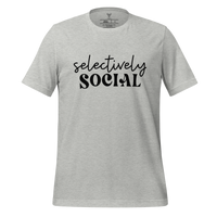 Selectively Social Unisex t-shirt