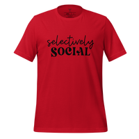 Selectively Social Unisex t-shirt