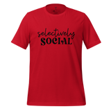 Selectively Social Unisex t-shirt