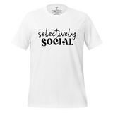 Selectively Social Unisex t-shirt