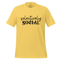 Selectively Social Unisex t-shirt