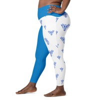 Blue Phoenix Leggings with pockets