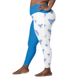 Blue Phoenix Leggings with pockets