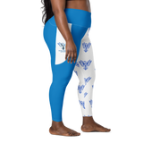 Blue Phoenix Leggings with pockets