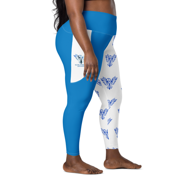 Blue Phoenix Leggings with pockets