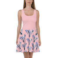 Blue Phoenix Skater Dress