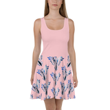 Blue Phoenix Skater Dress
