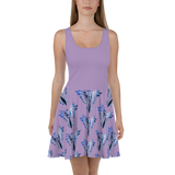 Blue Phoenix Skater Dress